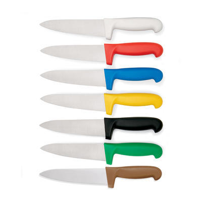 Nôž kuchynský s farebnou rukoväťou HACCP, čierna - 25 cm