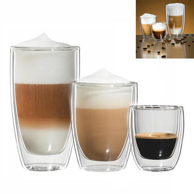 Poháre na kávu Bloomix, Cappuccino - 200 ml - pr 7,1/4,5 x 9,7 cm