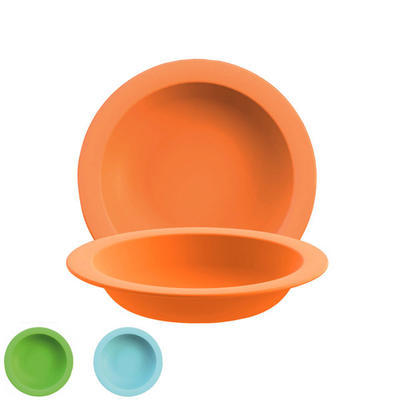 Tanier detský dekorovaný, tanier hlboký - zelená - 21,6 cm / 0,5 l - 1